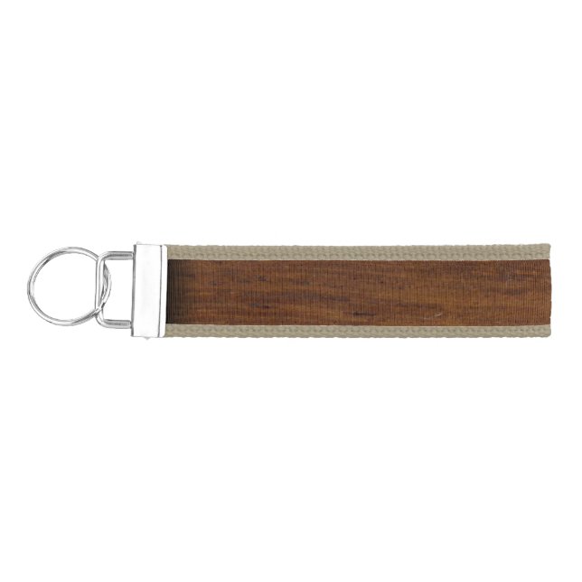 Llavero De Pulsera Madera Plancha Llanura Textura Lumbar (Llaves lado izquierdo)