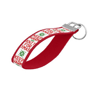 Llavero De Pulsera Mantente cálido y amable con los navideños
