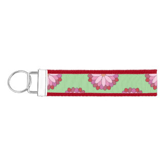 Llavero De Pulsera Medallero asiático pastel rosado