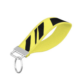 Llavero De Pulsera Moda moderna de moda amarilla y negra