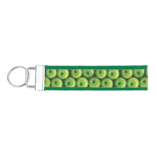 Llavero De Pulsera Modelo con las manzanas verdes