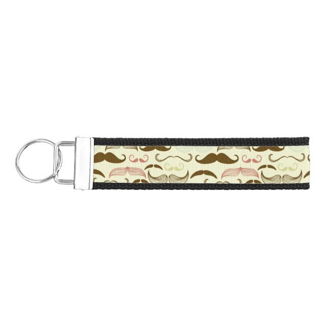 Llavero De Pulsera Modelo del bigote, estilo retro 4 (Llaves lado izquierdo)