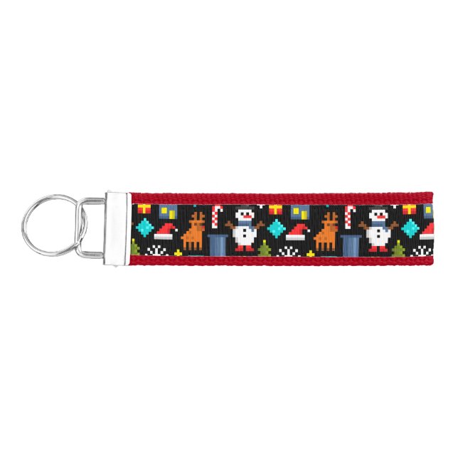 Llavero De Pulsera Navidades Pixel (Llaves lado izquierdo)