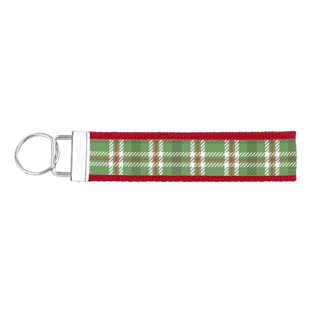 Llavero De Pulsera Navidades Rústico Campesino Verde de vacaciones (Llaves lado izquierdo)