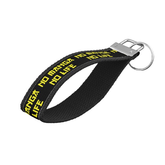 LLAVERO DE PULSERA NO HAY MANGA NI VIDA (Angulado hacia arriba)