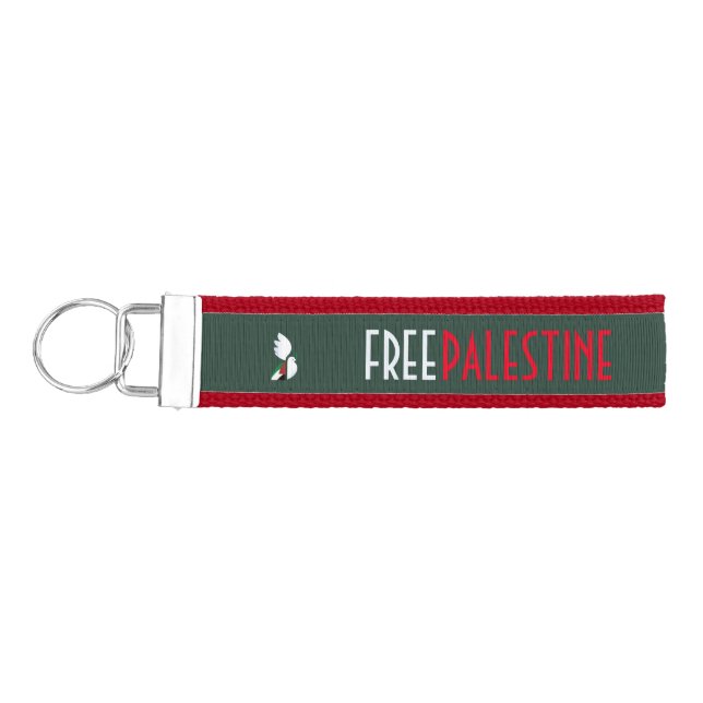 Llavero De Pulsera Palestina Libre (Llaves lado izquierdo)