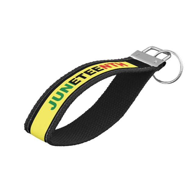 Llavero De Pulsera Panafricano, 19 de junio (Angulado hacia arriba)