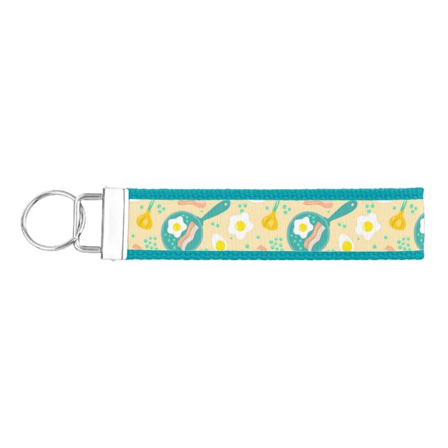 Llavero De Pulsera Patrón de desayuno (Llaves lado izquierdo)