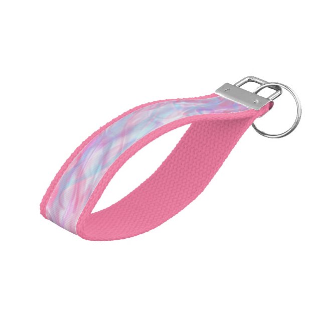 Llavero De Pulsera Patrón ondulado abstracto (Angulado hacia arriba)