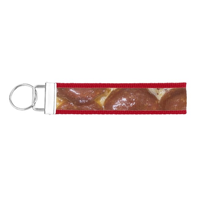 Llavero De Pulsera Pepperoni Pizza (Llaves lado izquierdo)
