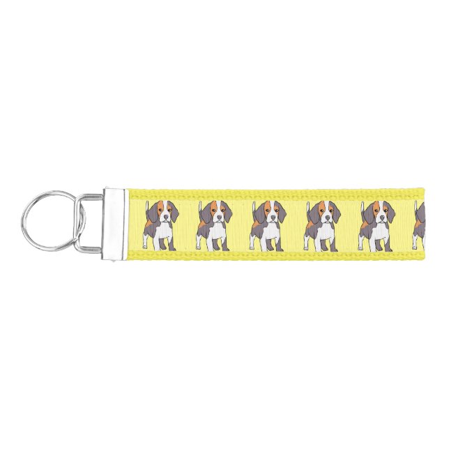 Llavero De Pulsera Perro Beagle Cute Rama Thunder_Cove (Llaves lado izquierdo)