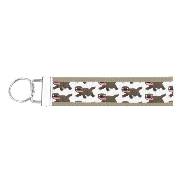 Llavero De Pulsera Personalizado de un animal lobverino hambriento (Llaves lado izquierdo)