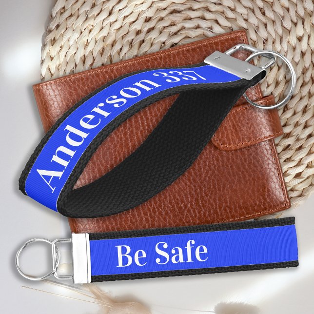 Llavero De Pulsera Personalizado Oficial Delgado de la Línea Azul Est (Subido por el creador)
