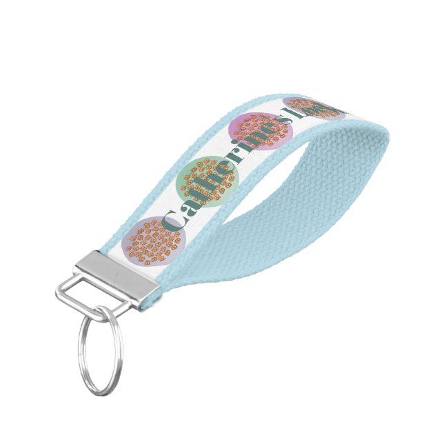 Llavero De Pulsera Placas de Pretzel (Angulado hacia abajo)