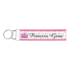 Llavero De Pulsera Princesa personalizada Wrist Keychain