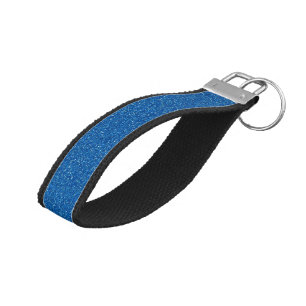 Llavero De Pulsera Purpurina azul, espárrago, fondo Purpurina