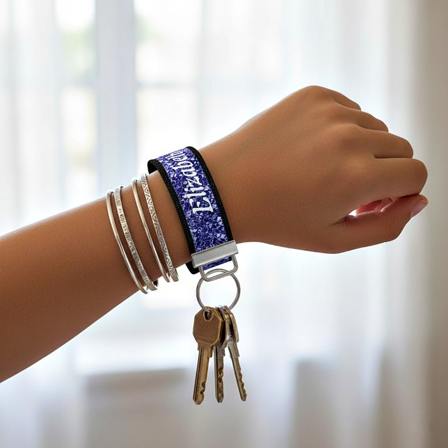 Llavero De Pulsera Purpurina Periwinkle personalizado (Subido por el creador)
