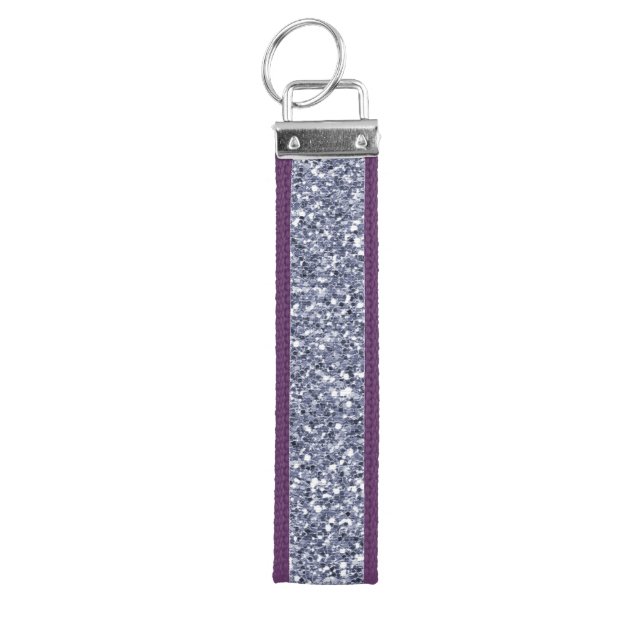 Llavero De Pulsera Purpurina Purple Luxe        (Llaves parte superior)