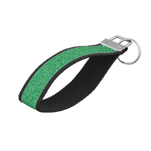 Llavero De Pulsera Purpurina verde, espárrago, fondo Purpurina