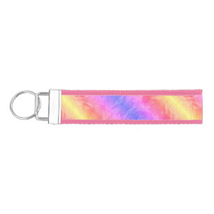 Llavero De Pulsera rayas pastel abstractas