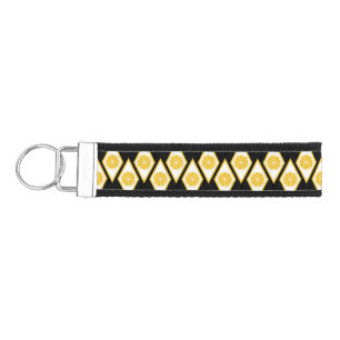Llavero De Pulsera Rebanadas de la fruta cítrica en modelo moderno