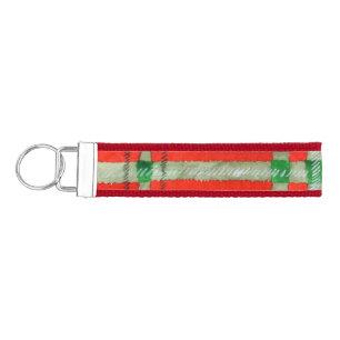 Llavero De Pulsera RED SCOTT TARTAN WriTAN Keychain