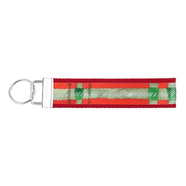 Llavero De Pulsera RED SCOTT TARTAN WriTAN Keychain (Llaves lado izquierdo)