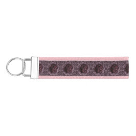 Llavero De Pulsera Rosa Mandala