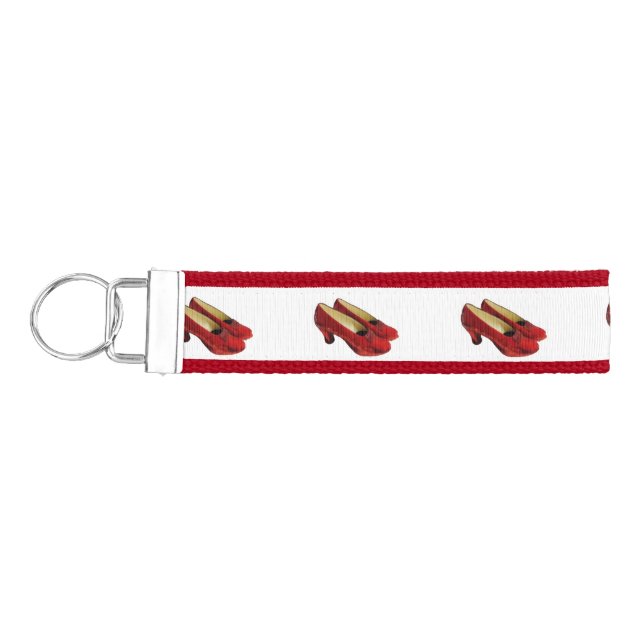 Llavero De Pulsera Ruby Red Slippers Shoes Wries Keychain para los fa (Llaves lado izquierdo)