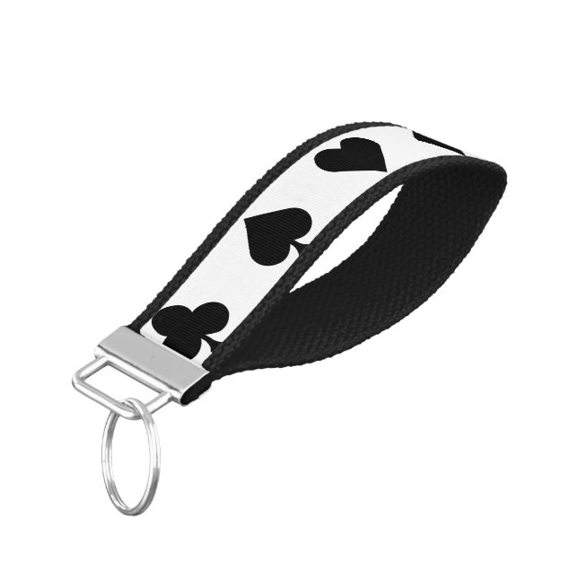 Llavero De Pulsera Símbolos de cartas - DIY - Añadir sus propias idea (Angulado hacia abajo)