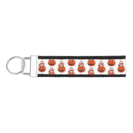 Llavero De Pulsera Teclado de la muñeca de calabaza