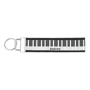Llavero De Pulsera Teclado Piano Keychain de muñeca personalizada