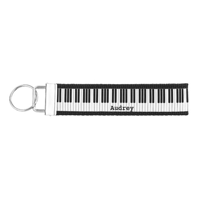 Llavero De Pulsera Teclado Piano Keychain de muñeca personalizada (Llaves lado izquierdo)