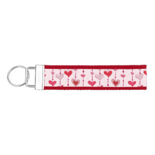 Llavero De Pulsera Tejas del corazón