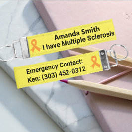 Llavero De Pulsera Tengo esclerosis múltiple