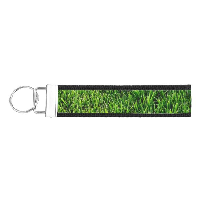 Llavero De Pulsera Textura de la hierba verde de un campo de fútbol (Llaves lado izquierdo)