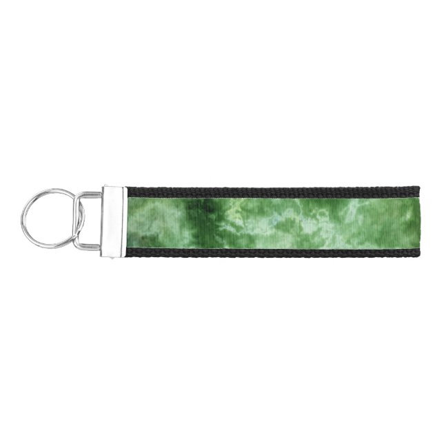 Llavero De Pulsera Textura de mármol verde (Llaves lado izquierdo)