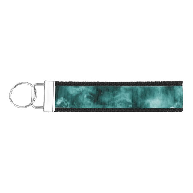 Llavero De Pulsera Textura de mármol verde oscuro (Llaves lado izquierdo)