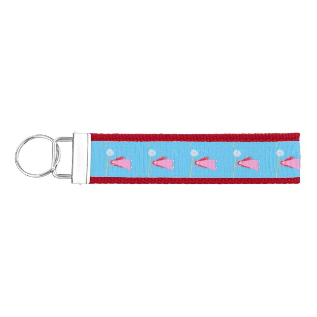 Llavero De Pulsera Thunder_Cove, Chica Dandelion de cabello rojo (Llaves lado izquierdo)