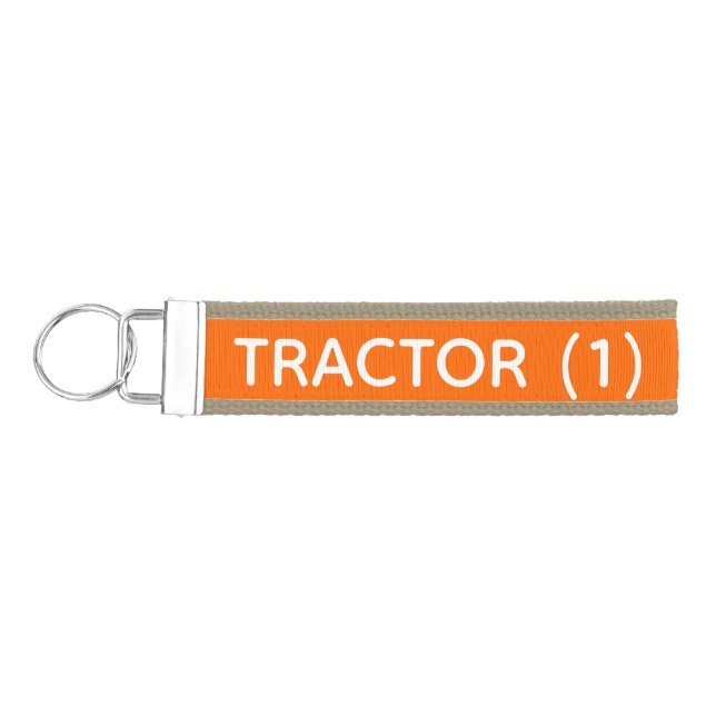 Llavero De Pulsera Tractor Keychain (Llaves lado izquierdo)