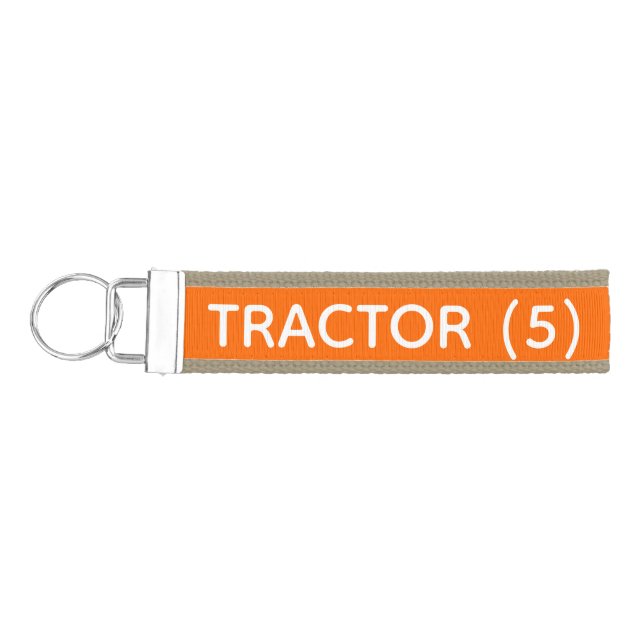 Llavero De Pulsera Tractor Keychain (Llaves lado izquierdo)