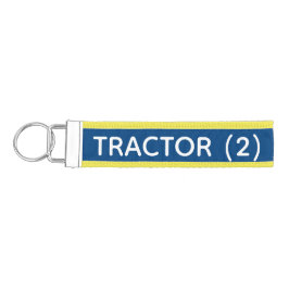 Llavero De Pulsera Tractor Keychain