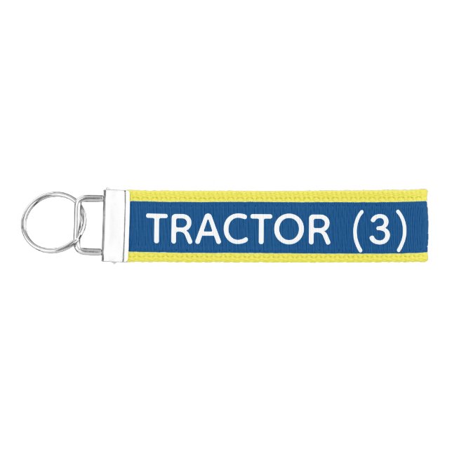 Llavero De Pulsera Tractor Keychain (Llaves lado izquierdo)