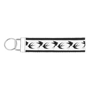 Llavero De Pulsera Tragar pájaros Silhouettes Thunder_Cove