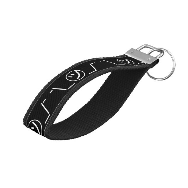 Llavero De Pulsera Tsu Kana Shrug Emoticon ¯\_ ㋡_/ Ø Kaomoji japonés (Angulado hacia arriba)
