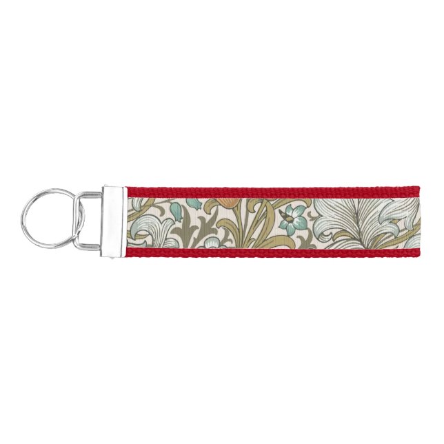 Llavero De Pulsera William Morris Golden Lily Blue Gold (Llaves lado izquierdo)