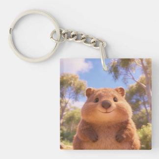 Llavero de Quokka Regordete y Adorable