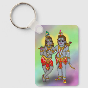 Llavero de Ram y Krishna