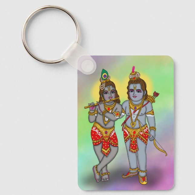 Llavero de Ram y Krishna (Anverso)