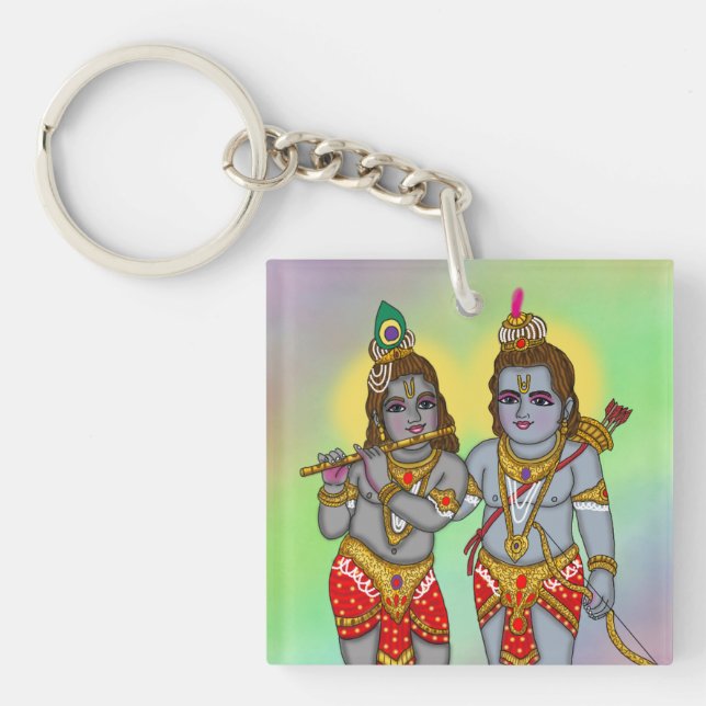 Llavero de Ram y Krishna (Frente)